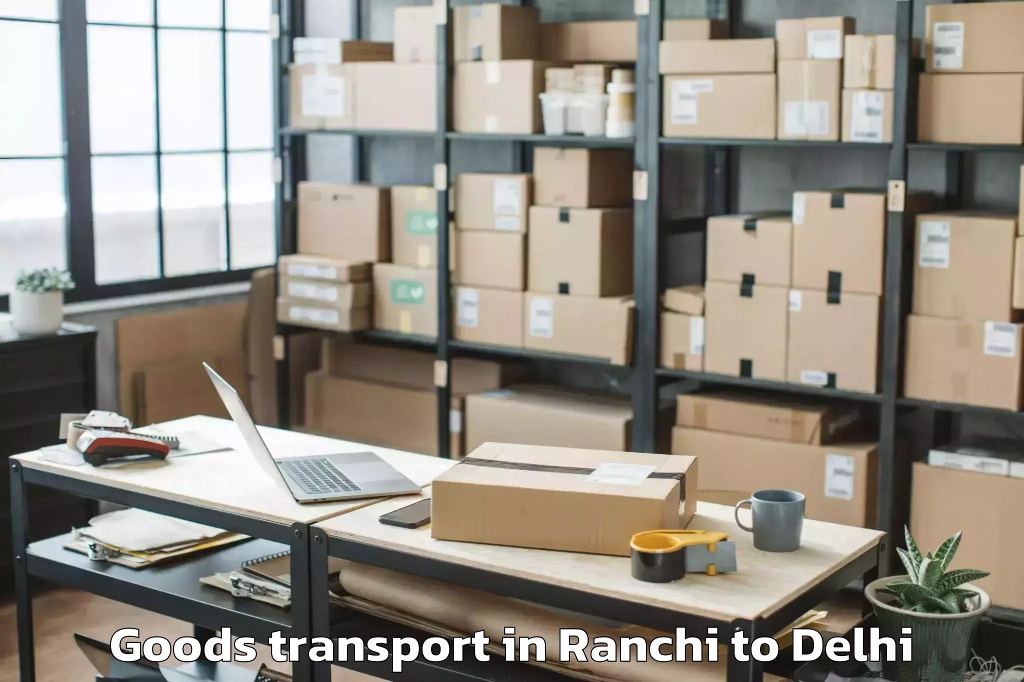 Efficient Ranchi to Vasant Square Mall Goods Transport